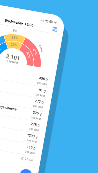 EatFit | Calorie counter - Image screenshot of android app