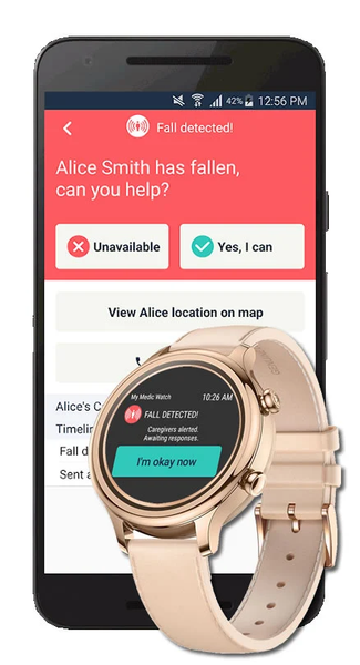 Fall Alert – My Medic Watch - عکس برنامه موبایلی اندروید