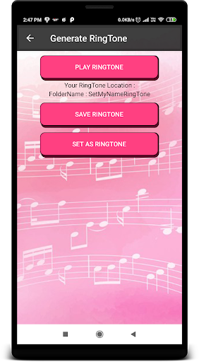 My Name Ringtone - name ringtone maker - عکس برنامه موبایلی اندروید