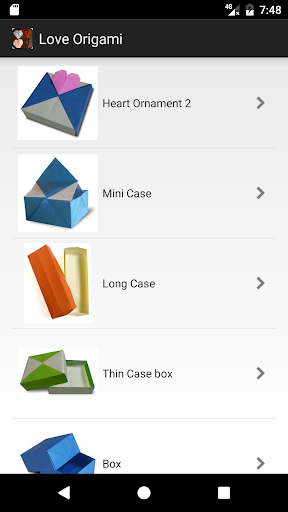 Love Origami - Image screenshot of android app