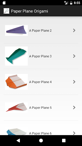 Paper Plane Origami - Image screenshot of android app
