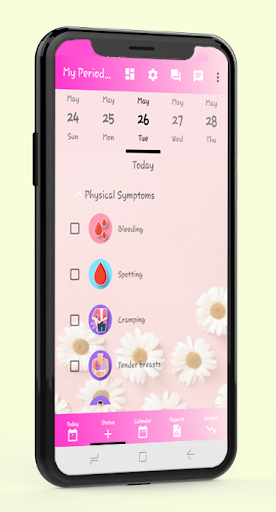 My Periods Tracker Calendar - Image screenshot of android app