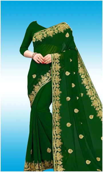 Fashion Georgette Women Sarees - Image screenshot of android app