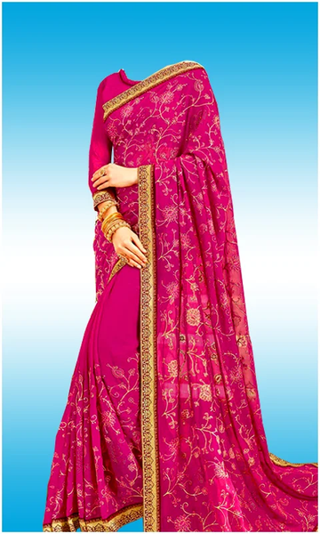 Fashion Georgette Women Sarees - Image screenshot of android app