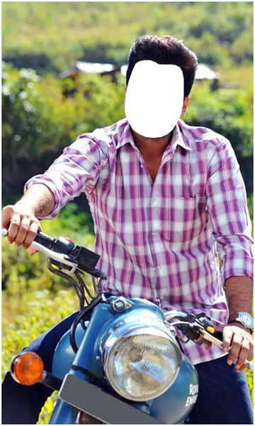 Men Bike Photo Editor App - Image screenshot of android app