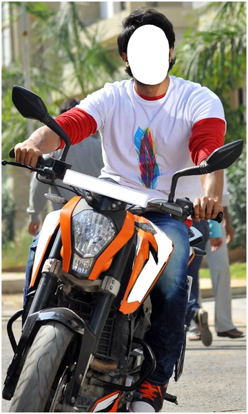 Men Bike Photo Editor App - Image screenshot of android app