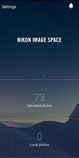 NIKON IMAGE SPACE - Image screenshot of android app