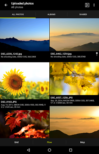NIKON IMAGE SPACE - Image screenshot of android app
