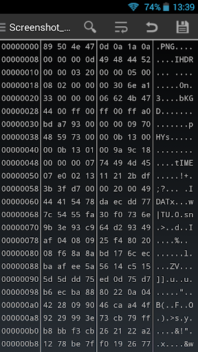 HEX Editor - Image screenshot of android app