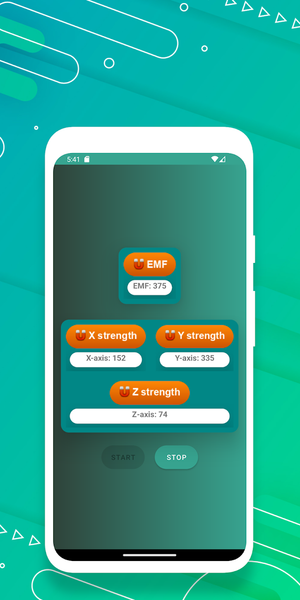Magnetic Sensor | Magnetometer - عکس برنامه موبایلی اندروید
