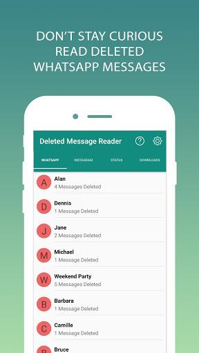 Deleted Message Reader - Image screenshot of android app