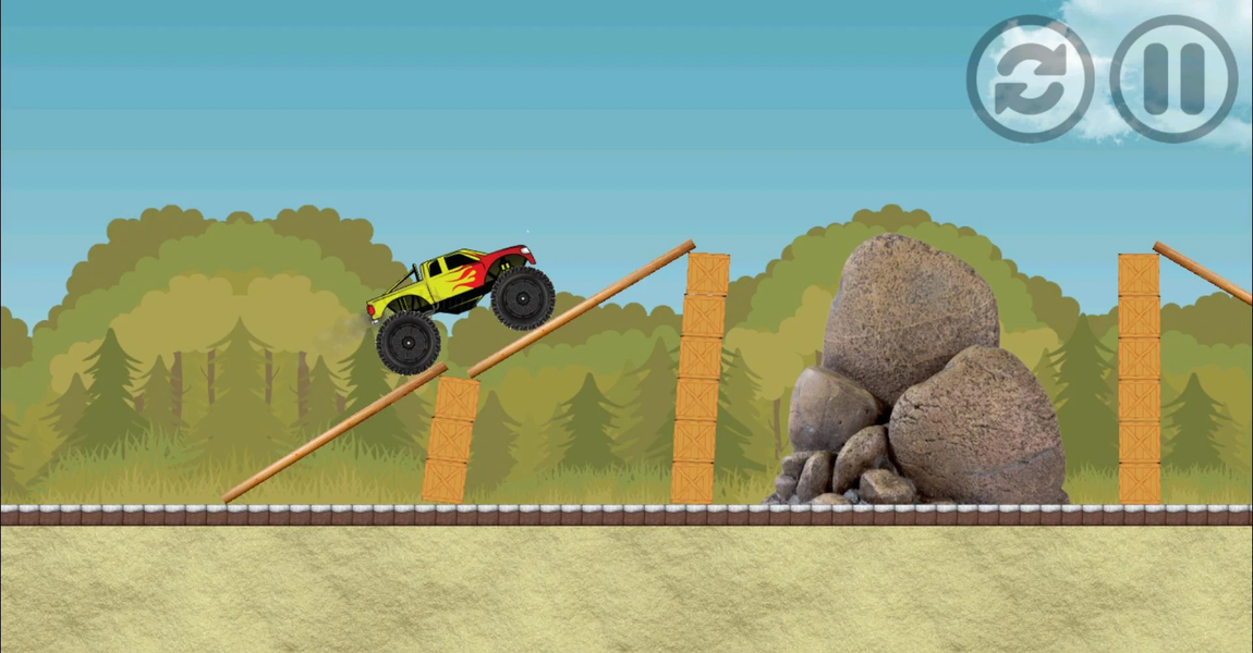 Monster Truck Race - Image screenshot of android app