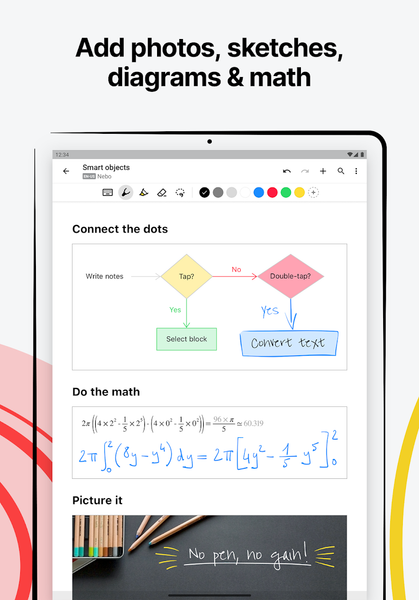 MyScript Notes: AI Note Taking - عکس برنامه موبایلی اندروید