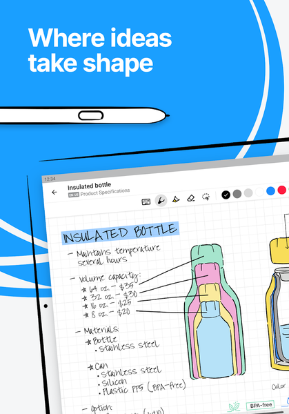 Nebo: Note Taking for Students - Image screenshot of android app