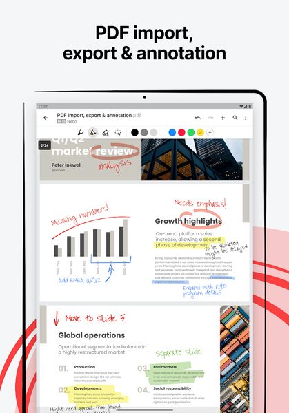 MyScript Notes: AI Note Taking - عکس برنامه موبایلی اندروید