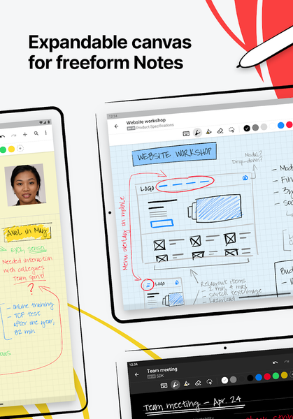 MyScript Notes: AI Note Taking - عکس برنامه موبایلی اندروید