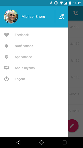 Forward SMS texting w/ ۲phones - عکس برنامه موبایلی اندروید