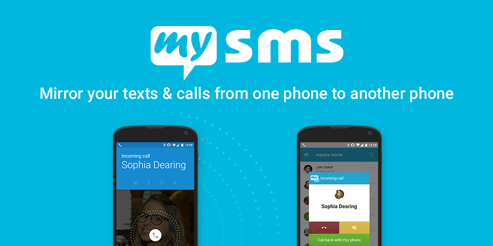 Forward SMS texting w/ 2phones - عکس برنامه موبایلی اندروید