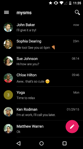 mysms - Remote Text Messages - عکس برنامه موبایلی اندروید