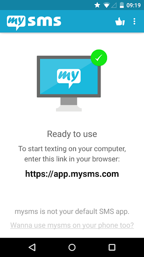 mysms - Remote Text Messages - عکس برنامه موبایلی اندروید