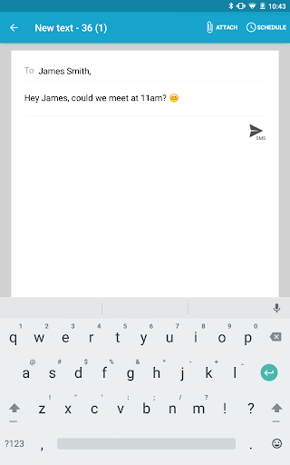 SMS Texting from Tablet & Sync - عکس برنامه موبایلی اندروید