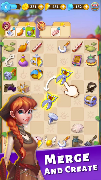 Myst Merge - Elf & Dargon - عکس بازی موبایلی اندروید