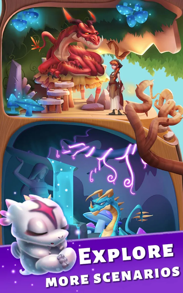 Myst Merge - Elf & Dargon - عکس بازی موبایلی اندروید