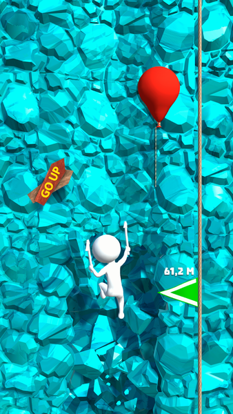 Climb the mountain - Gameplay image of android game