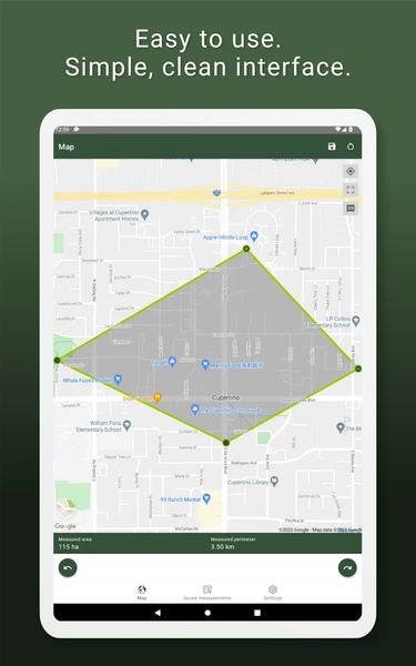 My GPS Area Calculator - عکس برنامه موبایلی اندروید