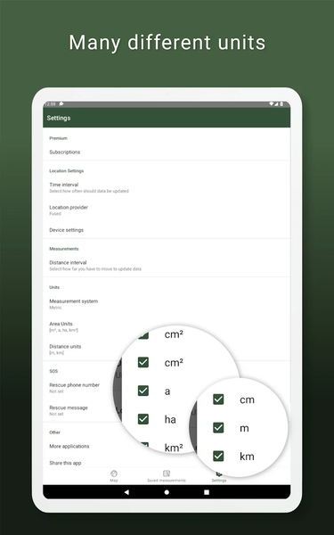 My GPS Area Calculator - عکس برنامه موبایلی اندروید