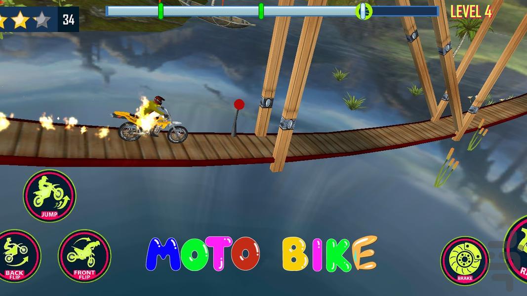 Trail Bike Racing - Gameplay image of android game