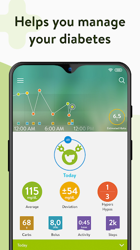 mySugr - Diabetes Tracker Log - Image screenshot of android app