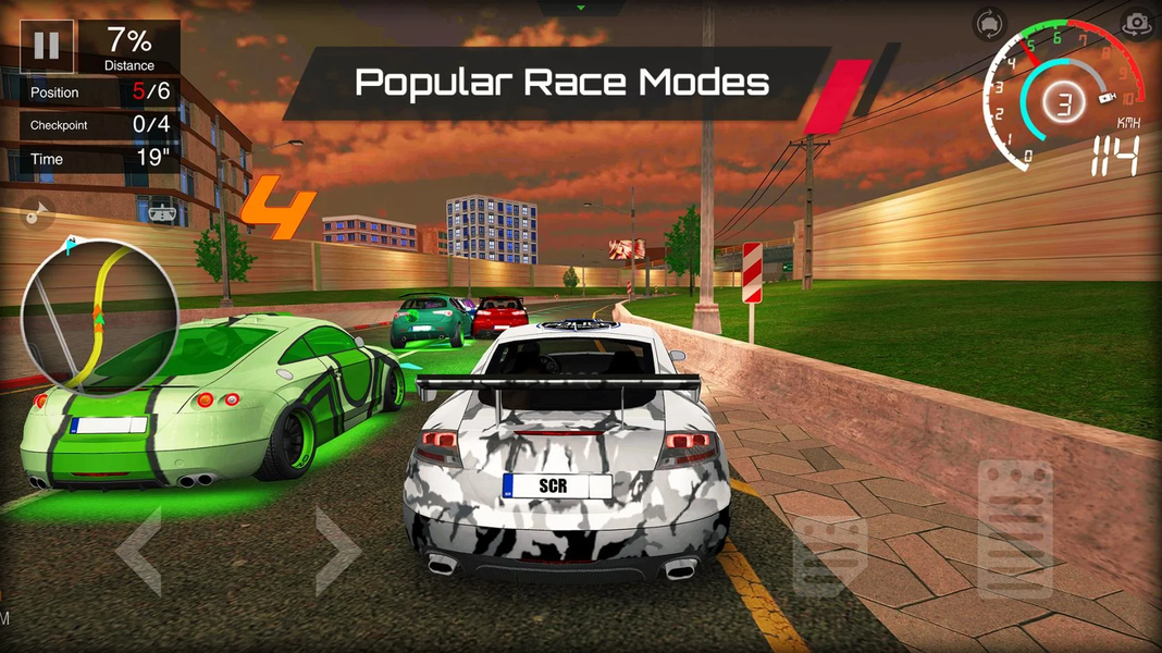 SCR: Street Club Racing - Gameplay image of android game
