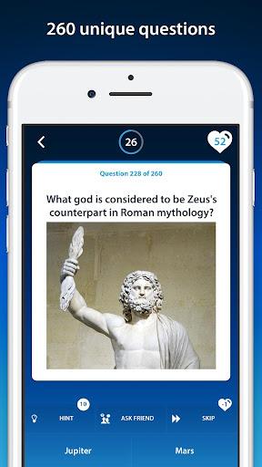 Mythology Quiz - عکس برنامه موبایلی اندروید