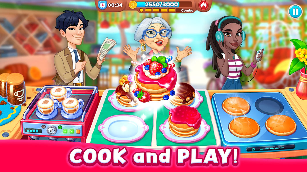 Chef & Friends: Cooking Game - عکس بازی موبایلی اندروید