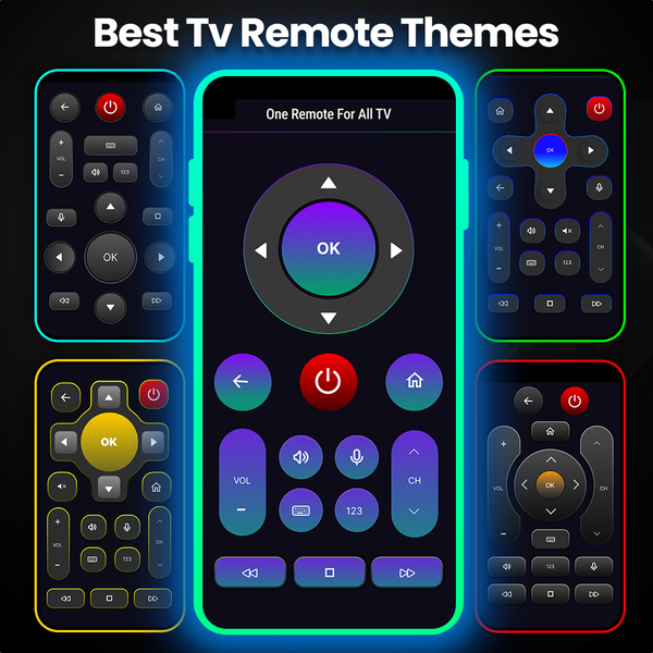 Universal TV Remote Control - عکس برنامه موبایلی اندروید