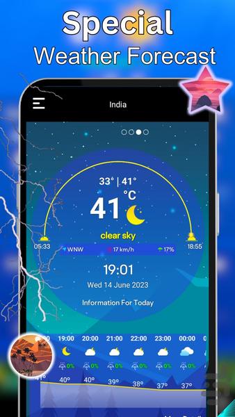 هواشناسی فوق پیشرفته 2024 - Image screenshot of android app