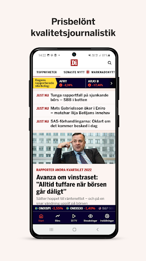 Dagens industri - Image screenshot of android app