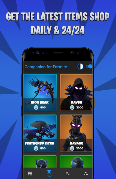 Companion for Fortnite (News, - عکس برنامه موبایلی اندروید