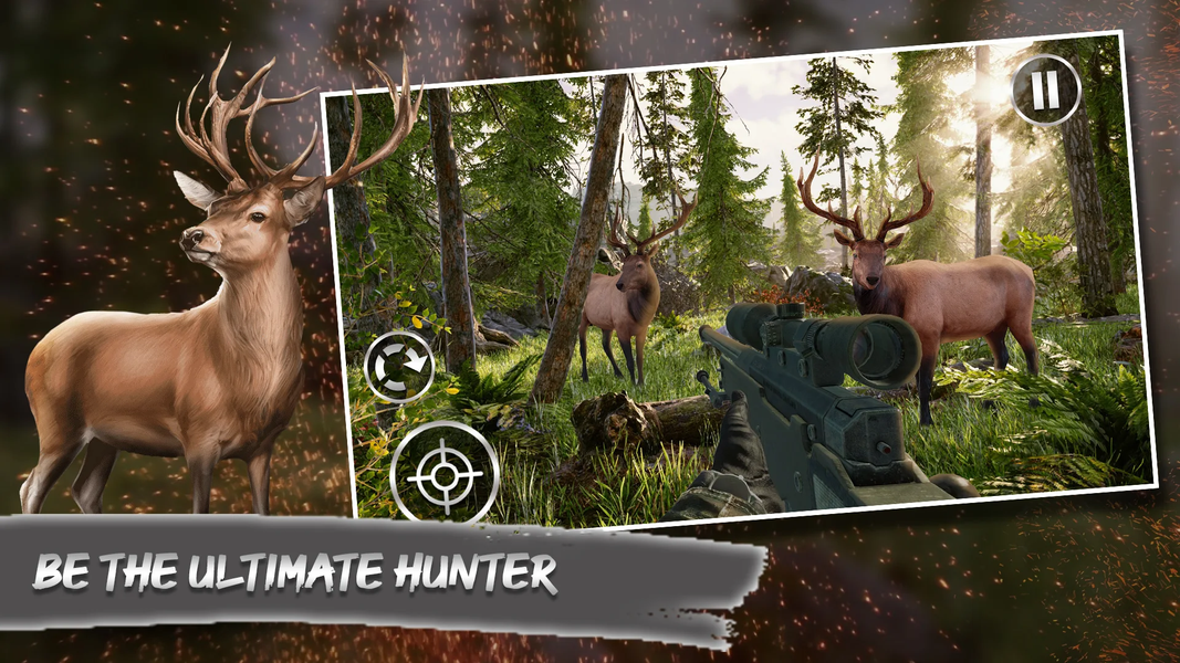 Deer Hunting Game 3d Simulator - Gameplay image of android game