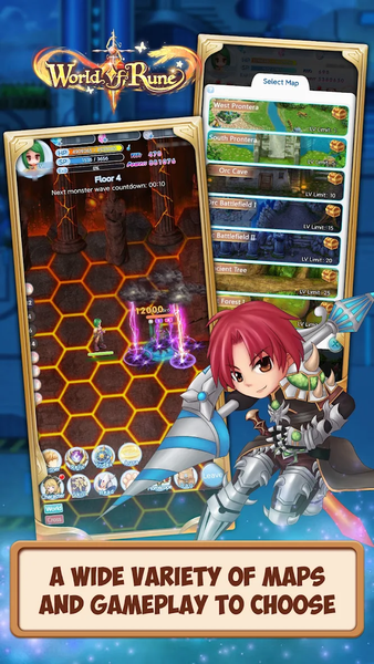 World of Rune - Fantasy MMORPG - عکس بازی موبایلی اندروید