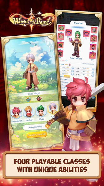World of Rune - Fantasy MMORPG - عکس بازی موبایلی اندروید