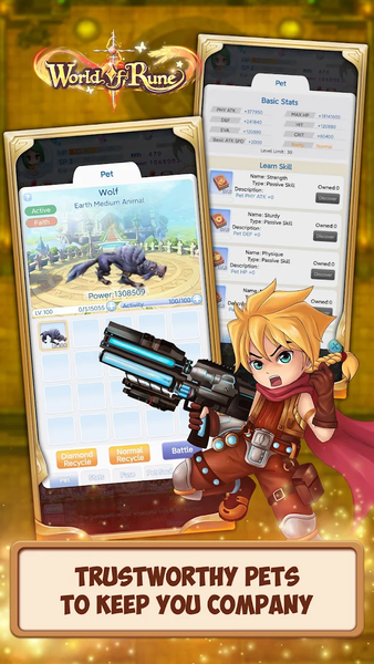 World of Rune - Fantasy MMORPG - عکس بازی موبایلی اندروید