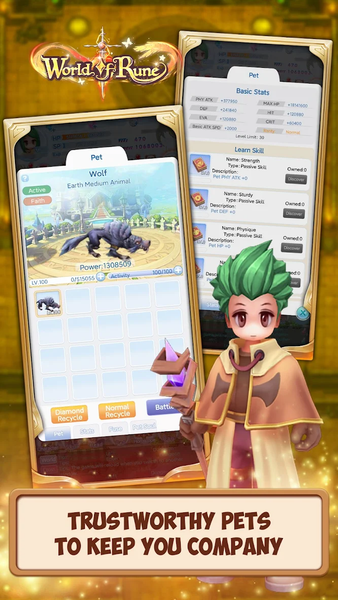 World of Rune - Fantasy MMORPG - عکس بازی موبایلی اندروید