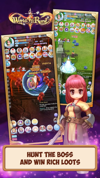 World of Rune - Fantasy MMORPG - عکس بازی موبایلی اندروید