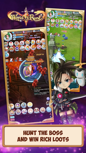 World of Rune - Fantasy MMORPG - عکس بازی موبایلی اندروید