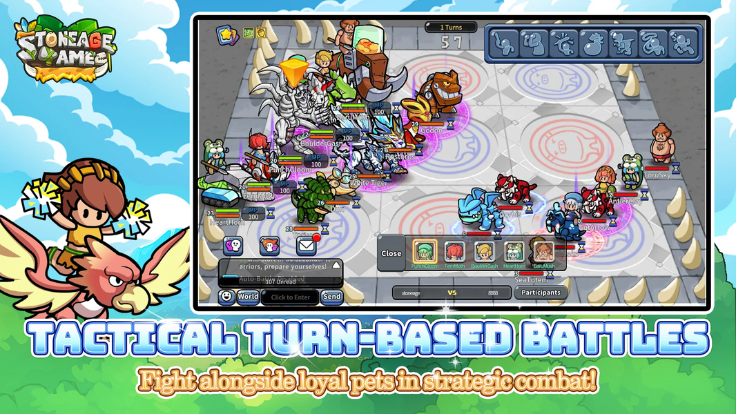 Stoneage Tame - Gameplay image of android game