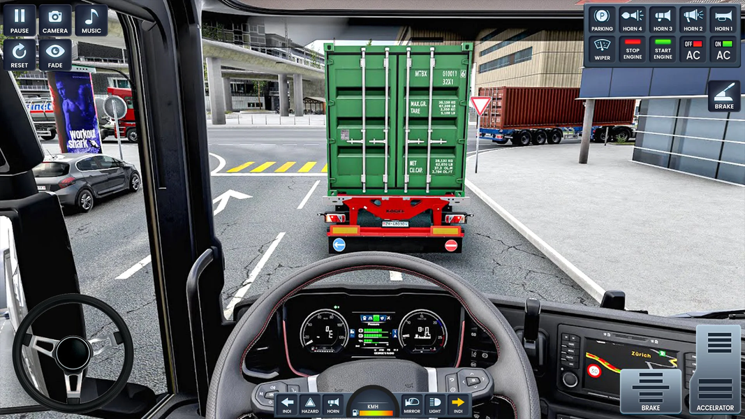 Open World Truck Sim Game - Gameplay image of android game