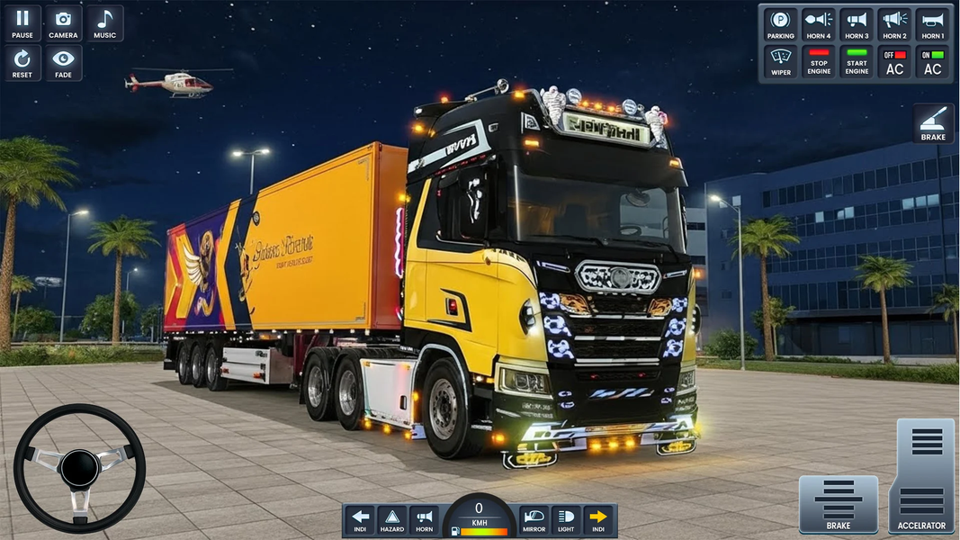 Open World Truck Sim Game - Gameplay image of android game