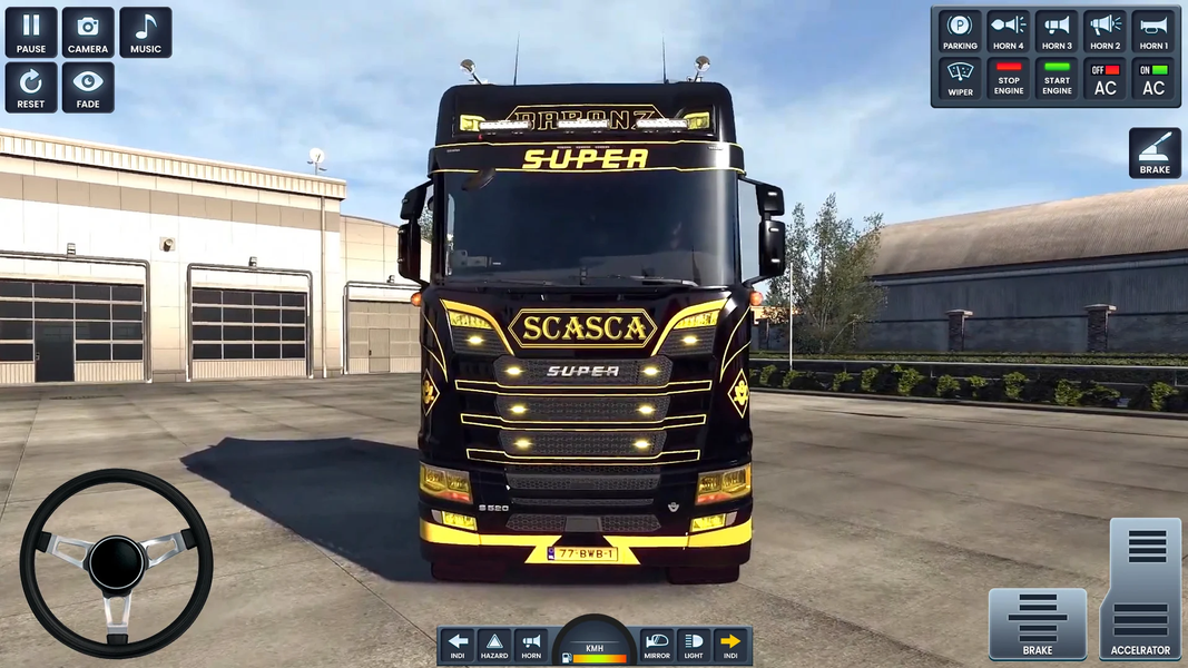 Open World Truck Sim Game - Gameplay image of android game